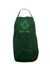 Kiss Me Clover Dark Adult Apron-Bib Apron-TooLoud-Hunter-One-Size-Davson Sales