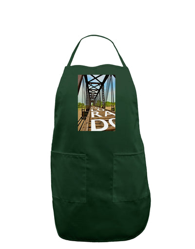 Colorado Bridge Text Dark Adult Apron-Bib Apron-TooLoud-Hunter-One-Size-Davson Sales