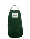 TooLoud Wyoming - United States Shape Dark Adult Apron-Bib Apron-TooLoud-Hunter-One-Size-Davson Sales