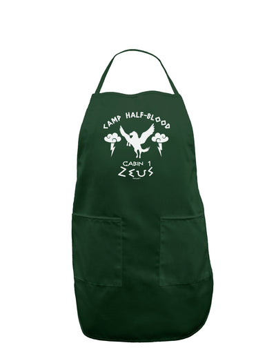 Camp Half Blood Cabin 1 Zeus Dark Adult Apron by-Bib Apron-TooLoud-Hunter-One-Size-Davson Sales