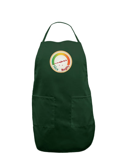 Naughty or Nice Meter Nice Dark Adult Apron-Bib Apron-TooLoud-Hunter-One-Size-Davson Sales