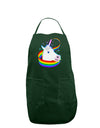Magical Horn Rainbow Unicorn Dark Adult Apron-Bib Apron-TooLoud-Hunter-One-Size-Davson Sales