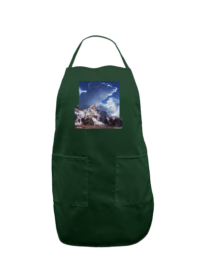 Mountain Pop Out Dark Adult Apron by TooLoud-Bib Apron-TooLoud-Hunter-One-Size-Davson Sales