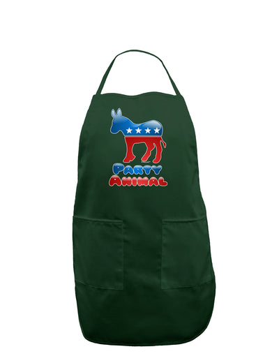 Democrat Party Animal Dark Adult Apron-Bib Apron-TooLoud-Hunter-One-Size-Davson Sales