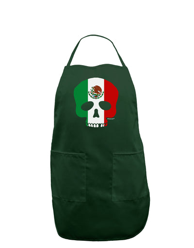Skull Flag Mexico Dark Adult Apron-Bib Apron-TooLoud-Hunter-One-Size-Davson Sales
