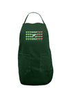 Mexican Flag of Margaritas Dark Adult Apron by TooLoud-Bib Apron-TooLoud-Hunter-One-Size-Davson Sales