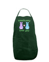 Somebunny Loves You Dark Adult Apron by TooLoud-Bib Apron-TooLoud-Hunter-One-Size-Davson Sales