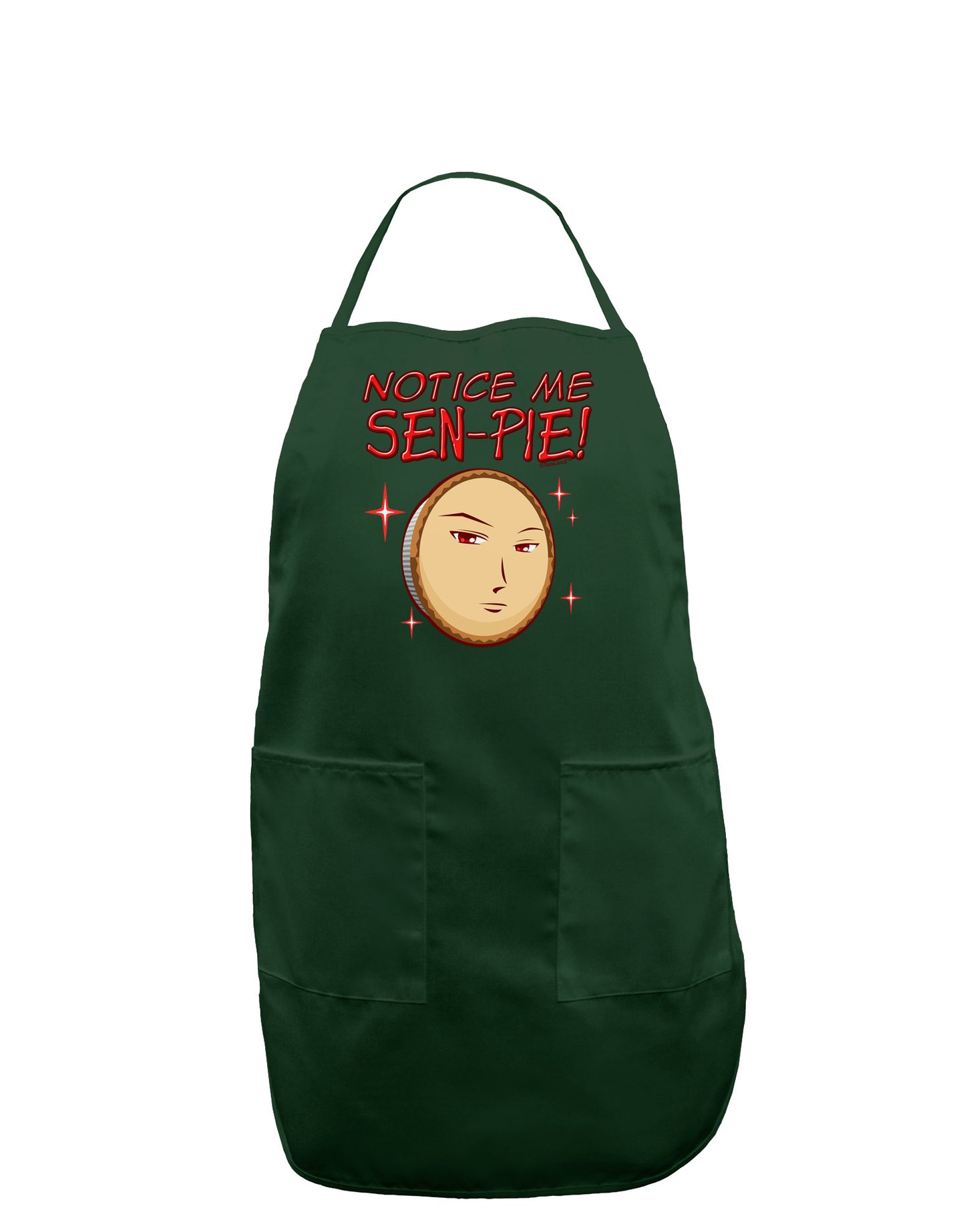 Notice Me Sen-pie Dark Adult Apron-Bib Apron-TooLoud-Hunter-One-Size-Davson Sales