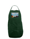 The Time Is Always Right Dark Adult Apron-Bib Apron-TooLoud-Hunter-One-Size-Davson Sales