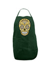 TooLoud Version 8 Gold Day of the Dead Calavera Dark Adult Apron-Bib Apron-TooLoud-Hunter-One-Size-Davson Sales