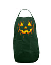 Halloween Pumpkin Smile Jack O Lantern Dark Adult Apron-Bib Apron-TooLoud-Hunter-One-Size-Davson Sales