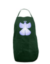 Snow Angel Design - Winter Dark Adult Apron-Bib Apron-TooLoud-Hunter-One-Size-Davson Sales