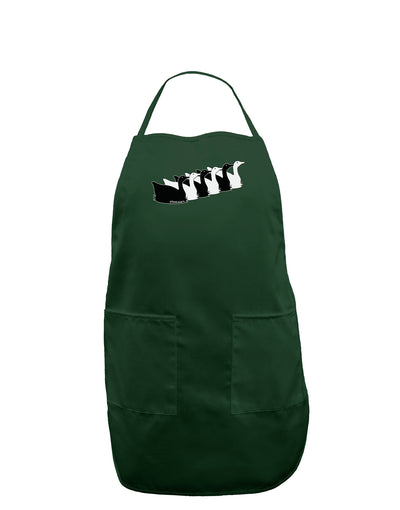 Six Geese A laying Dark Adult Apron-Bib Apron-TooLoud-Hunter-One-Size-Davson Sales