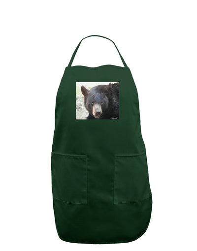 Staring Black Bear Dark Adult Apron-Bib Apron-TooLoud-Hunter-One-Size-Davson Sales