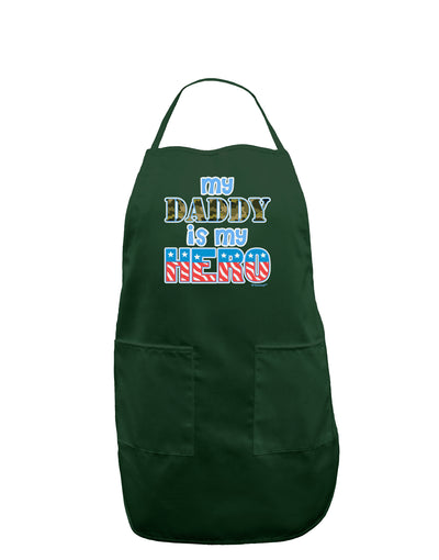 My Daddy is My Hero - Armed Forces - Blue Dark Adult Apron by TooLoud-Bib Apron-TooLoud-Hunter-One-Size-Davson Sales