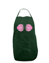 Easy Mermaid Costume Pink Shells - Halloween Dark Adult Apron-Bib Apron-TooLoud-Hunter-One-Size-Davson Sales