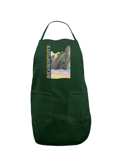 Archaopteryx - With Name Dark Adult Apron by TooLoud-Bib Apron-TooLoud-Hunter-One-Size-Davson Sales