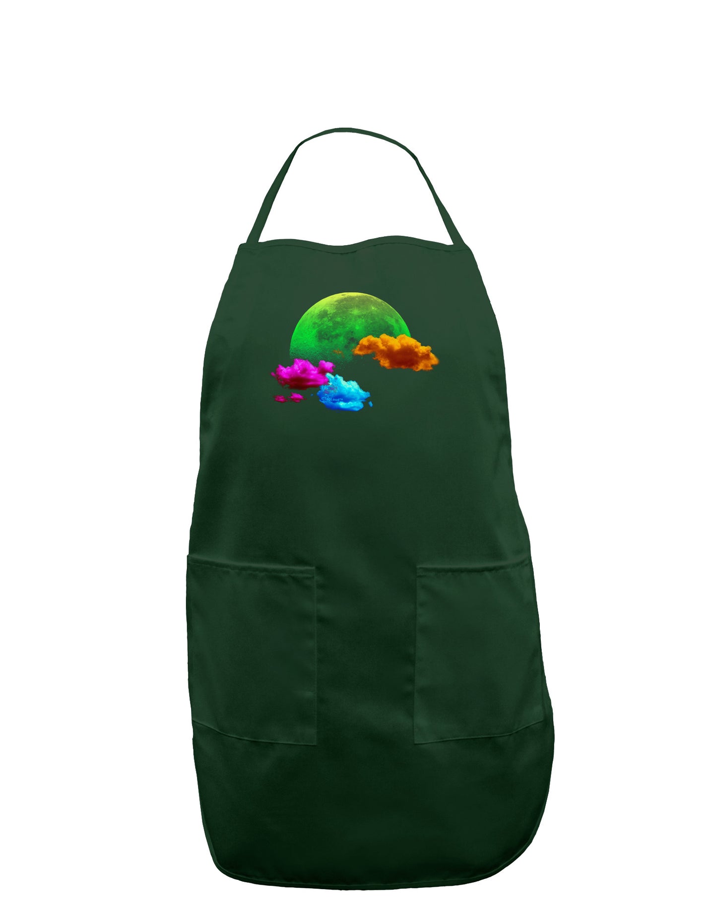 Moon Dream Hallucination Dark Adult Apron-Bib Apron-TooLoud-Hunter-One-Size-Davson Sales