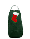 Cute Faux Applique Christmas Stocking Dark Adult Apron-Bib Apron-TooLoud-Hunter-One-Size-Davson Sales