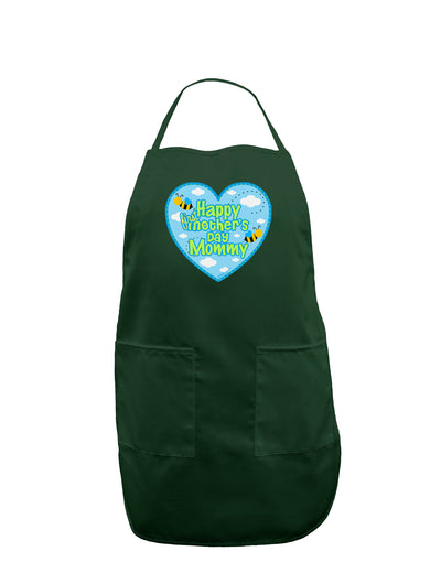 Happy First Mother's Day Mommy - Blue Dark Adult Apron by TooLoud-Bib Apron-TooLoud-Hunter-One-Size-Davson Sales