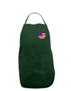 American Flag Faux Pocket Design Dark Adult Apron by TooLoud-Bib Apron-TooLoud-Hunter-One-Size-Davson Sales