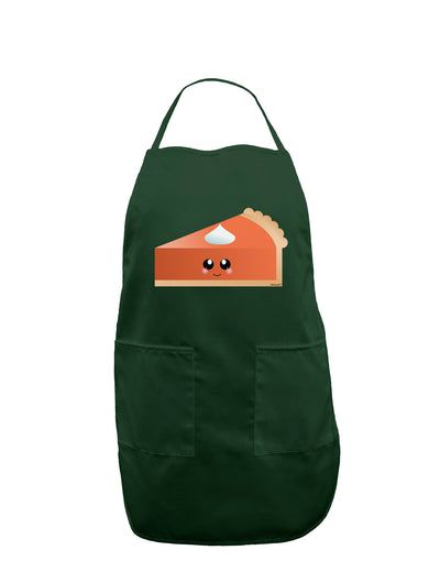 Cute Pumpkin Pie Thanksgiving Dark Adult Apron-Bib Apron-TooLoud-Hunter-One-Size-Davson Sales