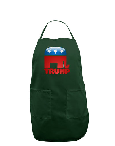 Trump Bubble Symbol Dark Adult Apron-Bib Apron-TooLoud-Hunter-One-Size-Davson Sales