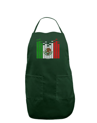 Mexican Flag Levels - Cinco De Mayo Dark Adult Apron-Bib Apron-TooLoud-Hunter-One-Size-Davson Sales