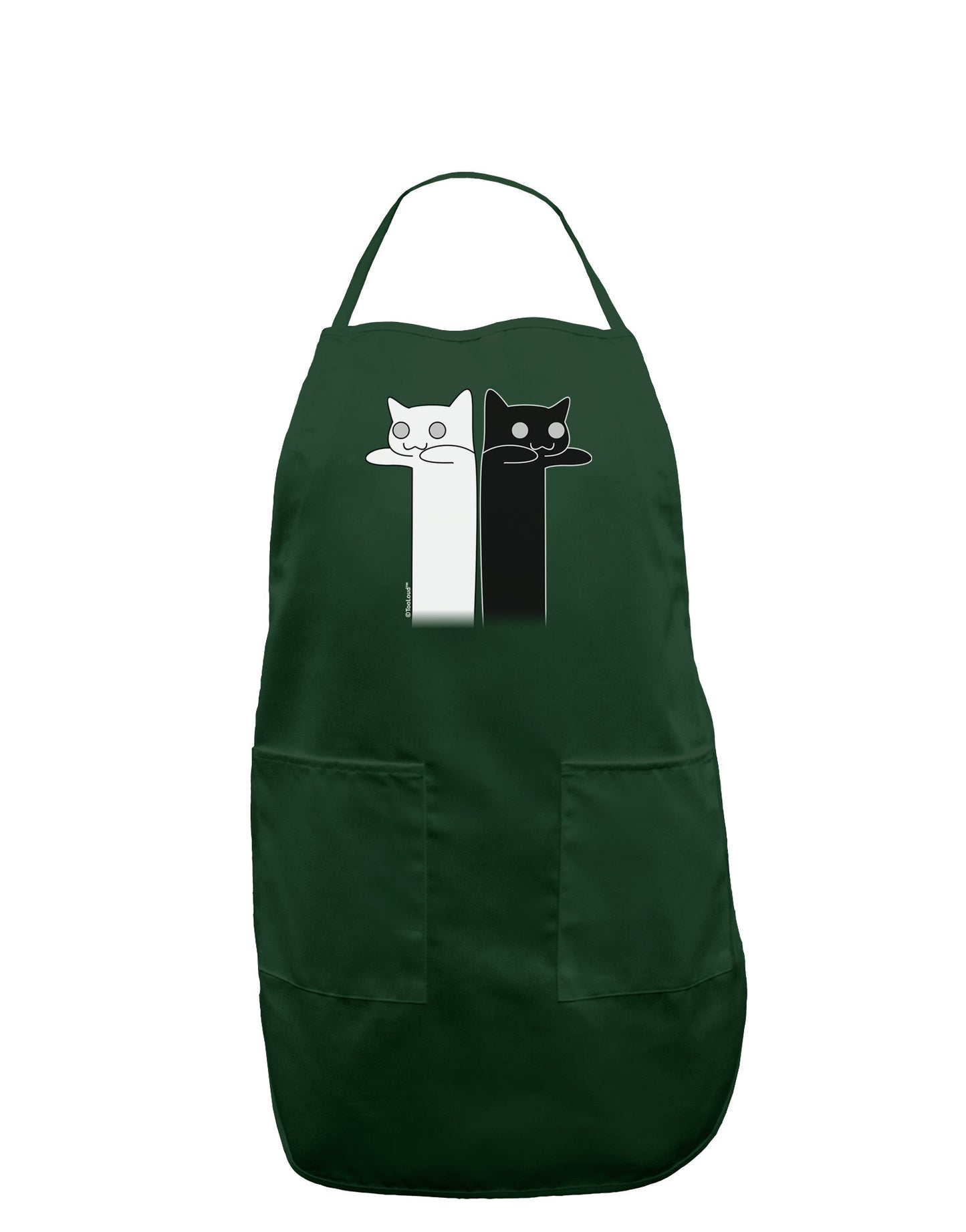 Longcat and Tacgnol - Internet Humor Dark Adult Apron by TooLoud-Bib Apron-TooLoud-Hunter-One-Size-Davson Sales