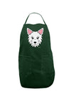 Cute West Highland White Terrier Westie Dog Dark Adult Apron by TooLoud-Bib Apron-TooLoud-Hunter-One-Size-Davson Sales