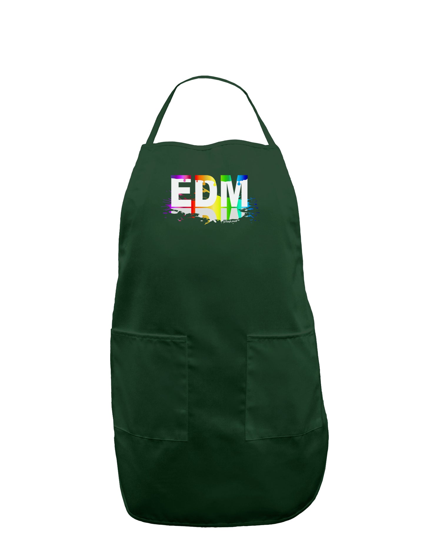 Paint EDM Dark Adult Apron-Bib Apron-TooLoud-Hunter-One-Size-Davson Sales