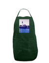 Watercolor Lighthouse 2 Dark Adult Apron-Bib Apron-TooLoud-Hunter-One-Size-Davson Sales