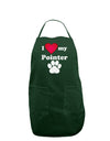 I Heart My Pointer Dark Adult Apron by TooLoud-Bib Apron-TooLoud-Hunter-One-Size-Davson Sales