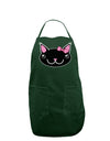 Kyu-T Head - Night Kawaia the Cute Girl Critter Dark Adult Apron-Bib Apron-TooLoud-Hunter-One-Size-Davson Sales