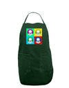 Clown Face Pop Art 2 Dark Adult Apron-Bib Apron-TooLoud-Hunter-One-Size-Davson Sales