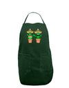 Fiesta Cactus Couple Dark Adult Apron-Bib Apron-TooLoud-Hunter-One-Size-Davson Sales