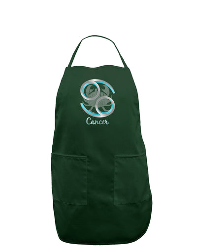 Cancer Symbol Dark Adult Apron-Bib Apron-TooLoud-Hunter-One-Size-Davson Sales