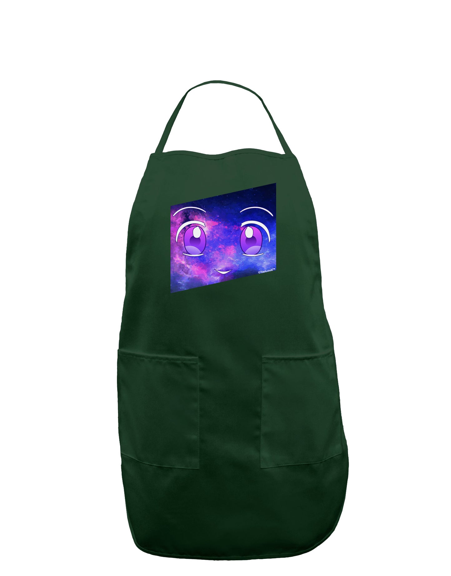 Cute Cosmic Eyes Dark Adult Apron-Bib Apron-TooLoud-Hunter-One-Size-Davson Sales