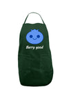 Blueberry - Berry Good Dark Adult Apron-Bib Apron-TooLoud-Hunter-One-Size-Davson Sales