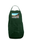 CO Rockies View with Text Dark Adult Apron-Bib Apron-TooLoud-Hunter-One-Size-Davson Sales