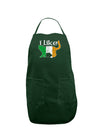 I Like Irish Cat Silhouette Dark Adult Apron by TooLoud-Bib Apron-TooLoud-Hunter-One-Size-Davson Sales