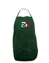 Hecho en Mexico Eagle Symbol - Mexican Flag Dark Adult Apron by TooLoud-Bib Apron-TooLoud-Hunter-One-Size-Davson Sales