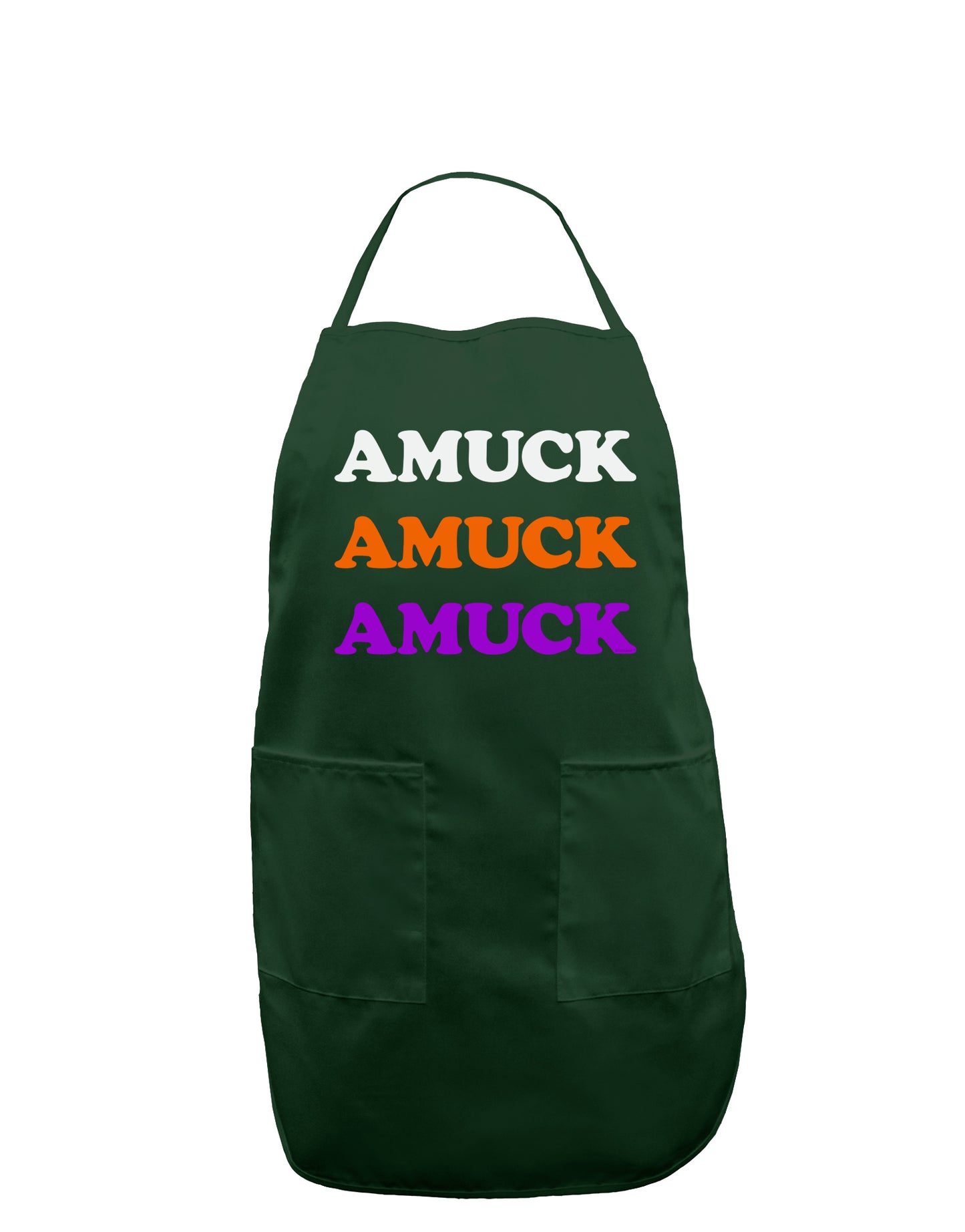 Amuck Amuck Amuck Halloween Dark Adult Apron-Bib Apron-TooLoud-Hunter-One-Size-Davson Sales