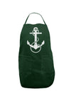 Distressed Nautical Sailor Rope Anchor Dark Adult Apron-Bib Apron-TooLoud-Hunter-One-Size-Davson Sales