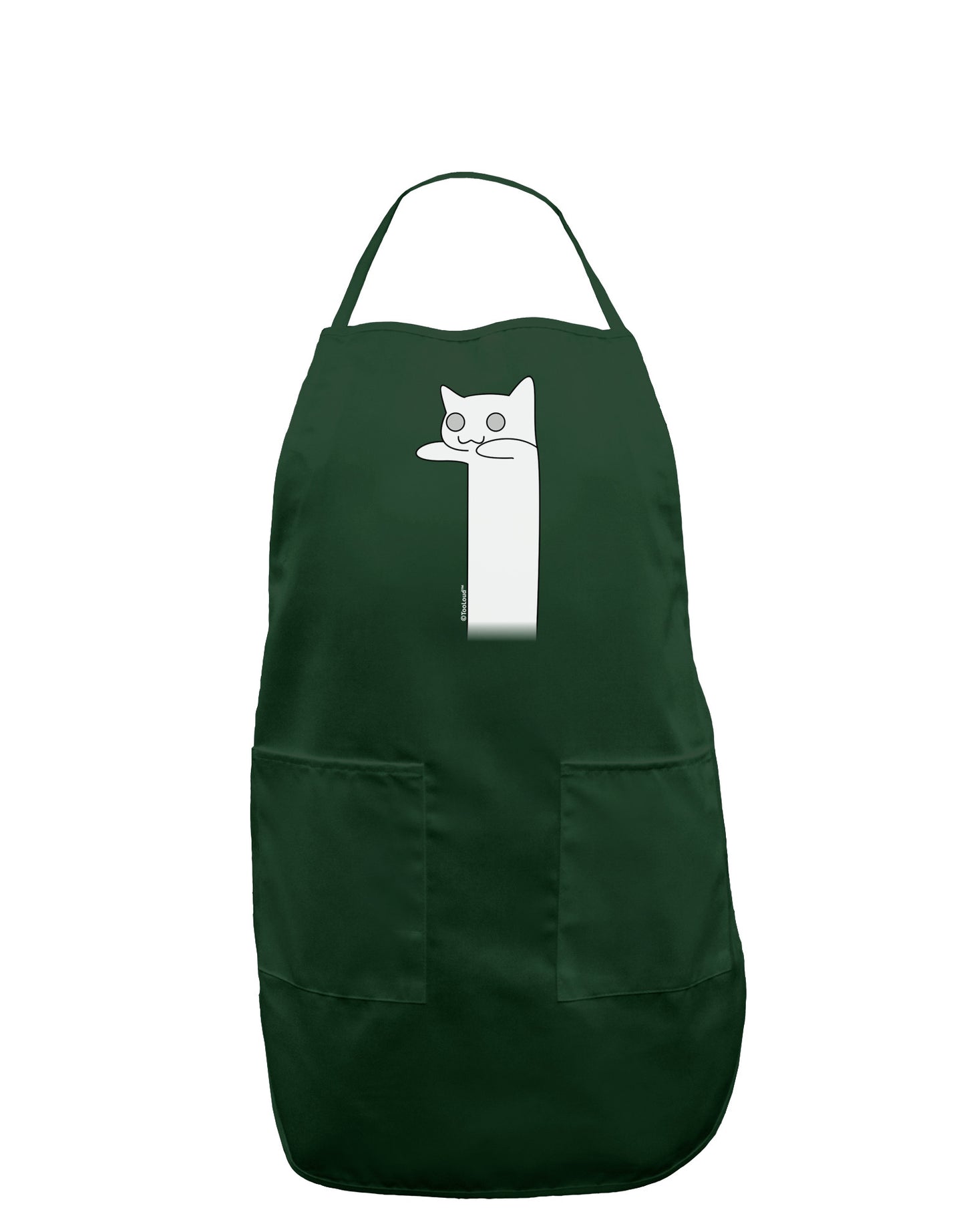 Longcat - Internet Humor Dark Adult Apron by TooLoud-Bib Apron-TooLoud-Hunter-One-Size-Davson Sales