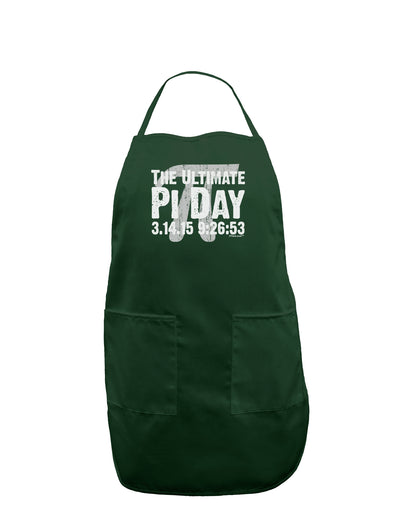 The Ultimate Pi Day Text Dark Adult Apron by TooLoud-Bib Apron-TooLoud-Hunter-One-Size-Davson Sales