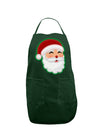 Cute Santa Claus Face Faux Applique Dark Adult Apron-Bib Apron-TooLoud-Hunter-One-Size-Davson Sales