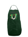 Anaconda Design Green Text Dark Adult Apron-Bib Apron-TooLoud-Hunter-One-Size-Davson Sales