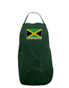 Jamaica Flag Dark Dark Adult Apron-Bib Apron-TooLoud-Hunter-One-Size-Davson Sales