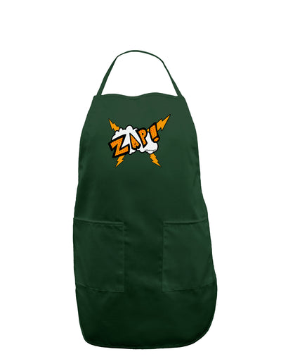 Onomatopoeia ZAP Dark Adult Apron-Bib Apron-TooLoud-Hunter-One-Size-Davson Sales